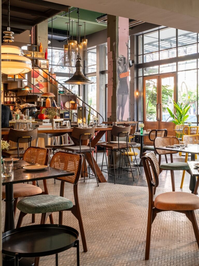 Interior shot of Gigi Asoke